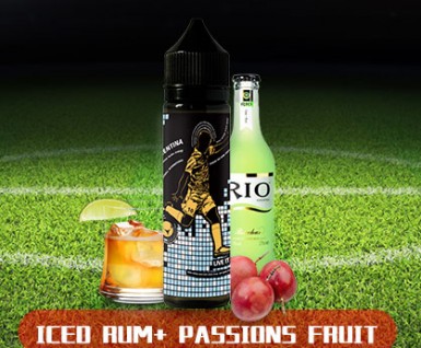 World Cup theme ice juice rum e-liquid